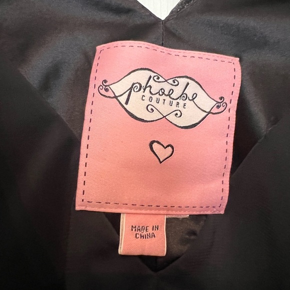 Black silk party dress size 12 - Picture 4 of 5